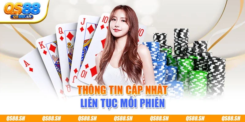 Thông tin cập nhật liên tục mỗi phiên